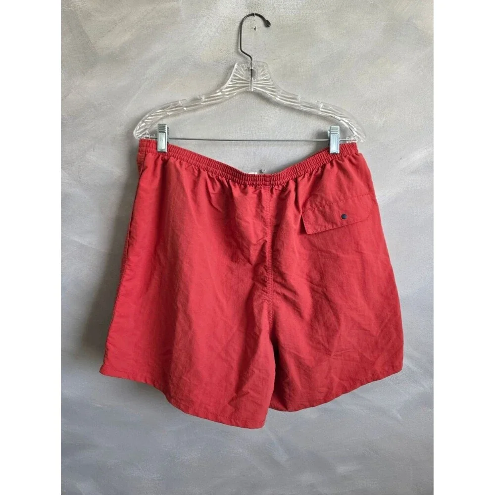 Mens Patagonia Swim Shorts Size XL Drawstring Mesh Lining Orange Red